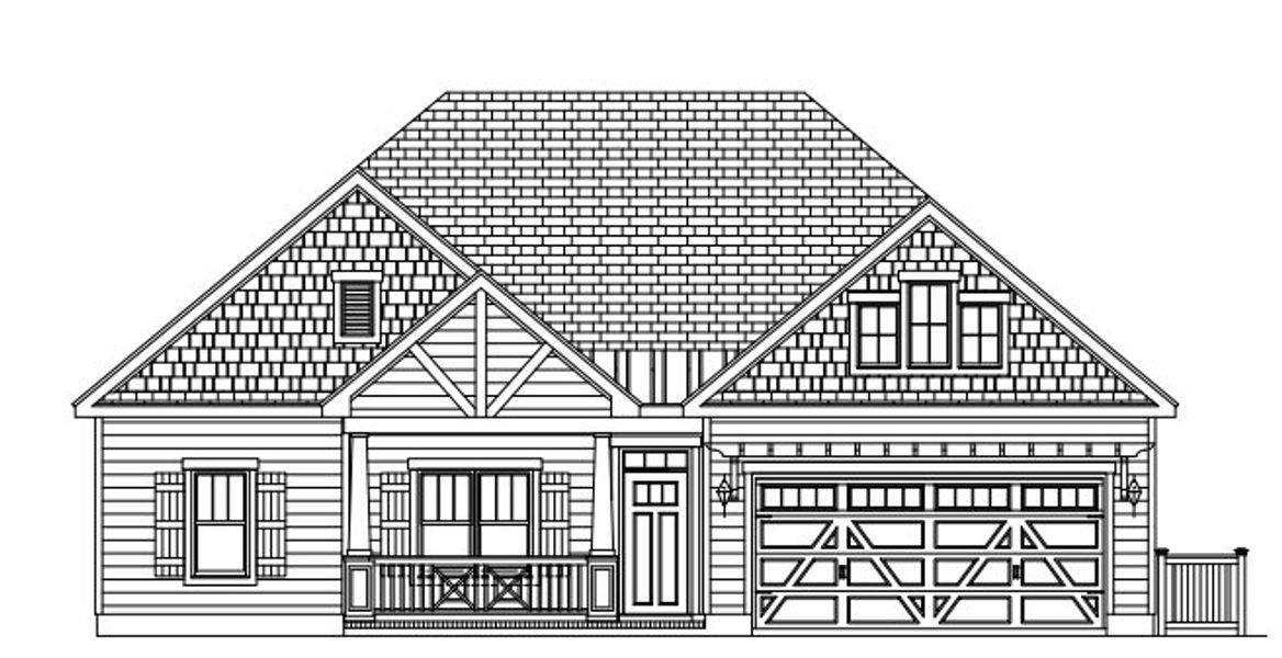 2D floor plan layout of this home in The Sanctuary at Sunset Beach, Sunset Beach, NC (Image 4).