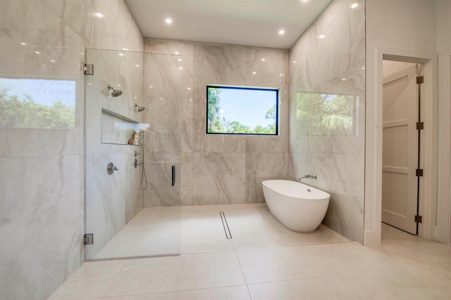 Furnished interior view inside a new home in , Palm Beach Gardens (Image 36).