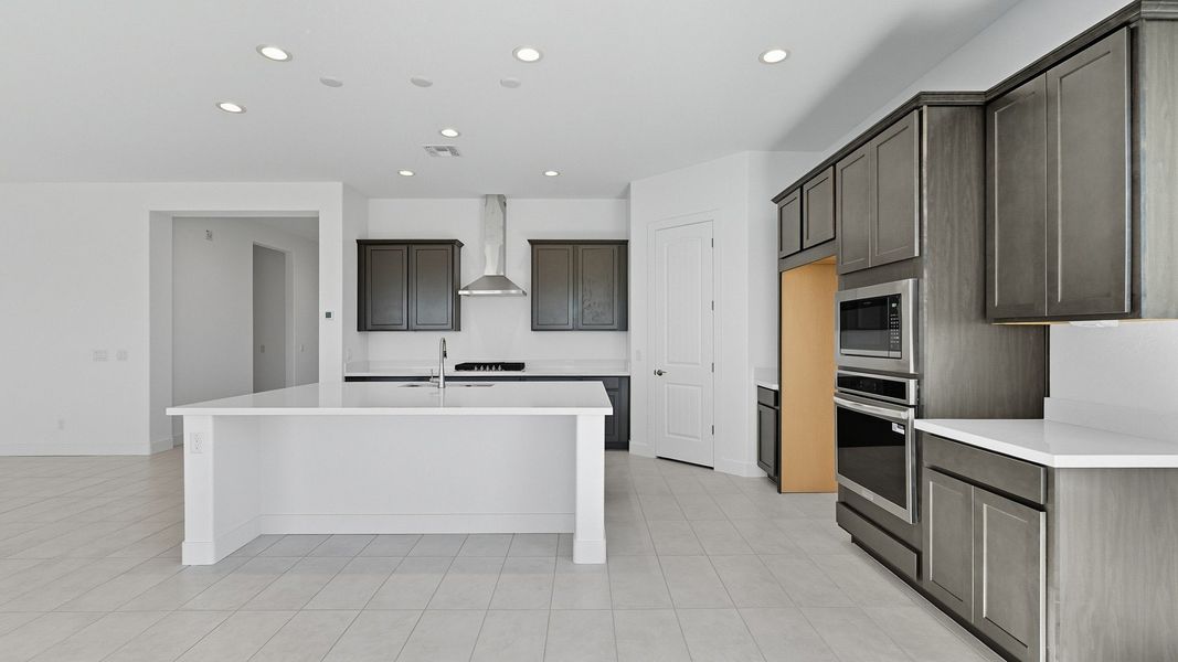 Furnished interior view inside a new home in Hacienda at Estrella, Goodyear (Image 16).
