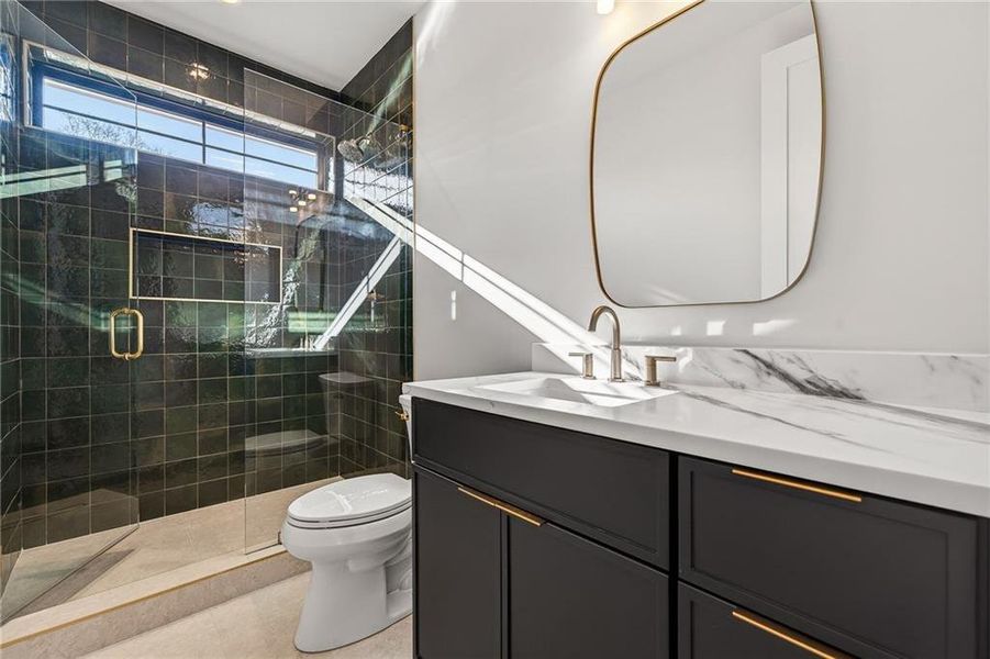 Close-up of interior finishes inside a home in , Atlanta (Image 21).