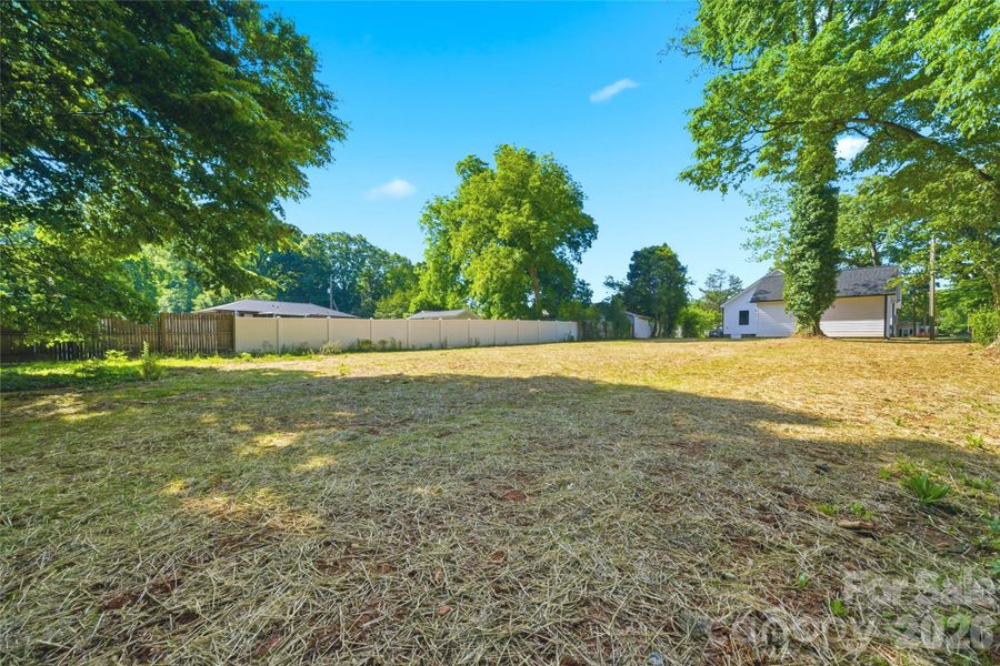 Spacious, level backyard ideal for entertaining, cookouts, and everyday living