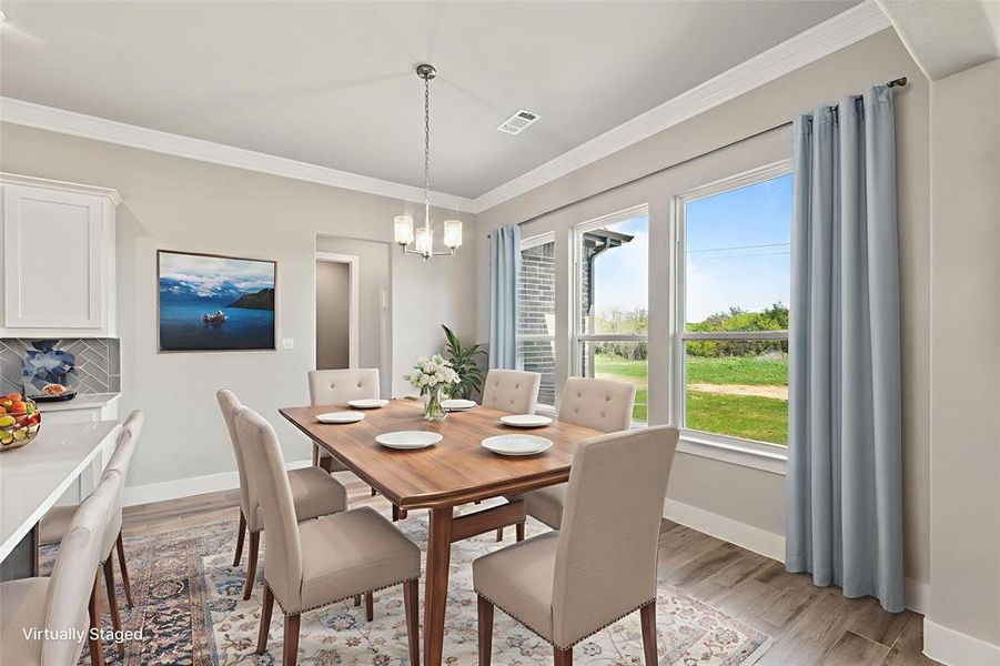 Furnished interior view inside a new home in Crystal Springs Estates, Alvarado (Image 7).