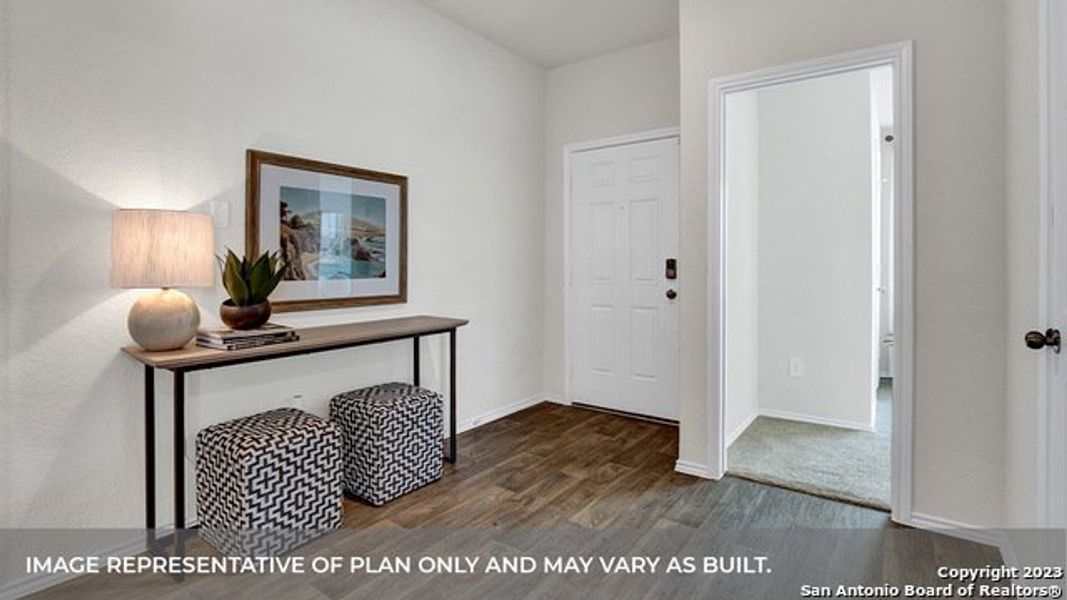 Furnished interior view inside a new home in Navarro Fields, Seguin (Image 17).