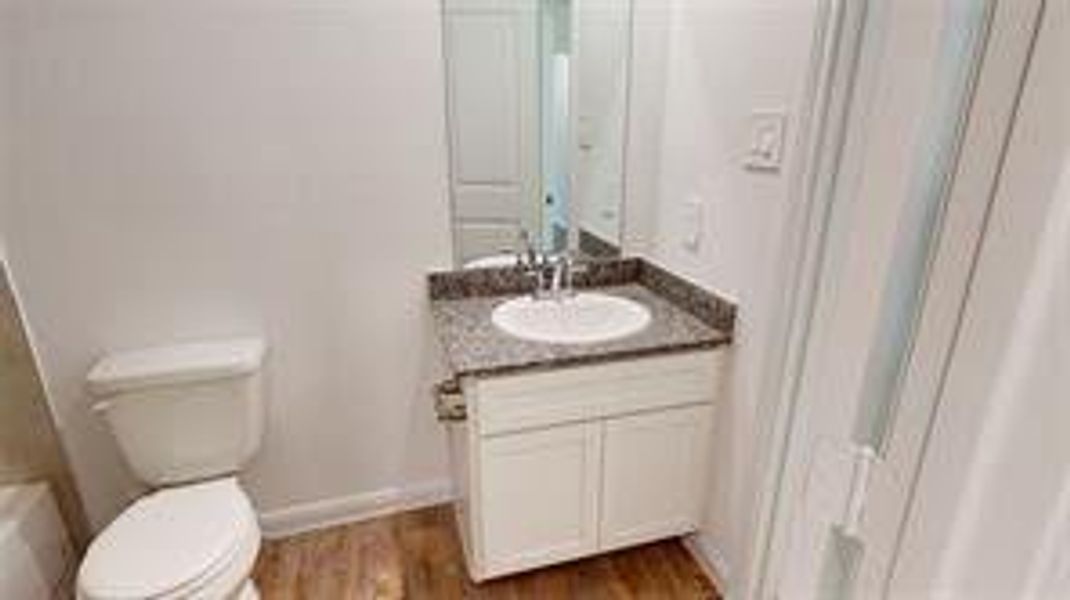 Charming Guest Bathroom with Modern Finishes