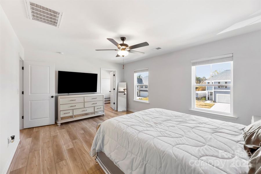 Furnished interior view inside a new home in Surrey Woods, Charlotte (Image 34).