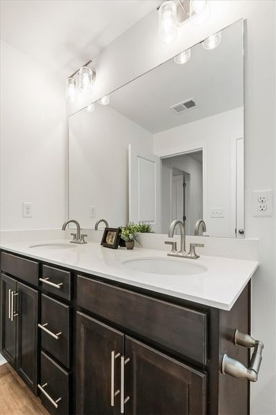 Furnished interior view inside a new home in Brownstone Park, Easley (Image 10).