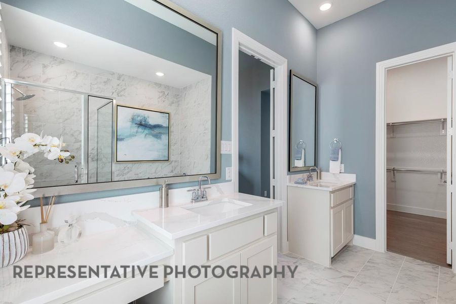 Furnished interior view inside a new home in Lakeside at Tessera on Lake Travis, Lago Vista (Image 6). Furnished interior view inside a new home in Lakeside at Tessera on Lake Travis, Lago Vista (Image 6).