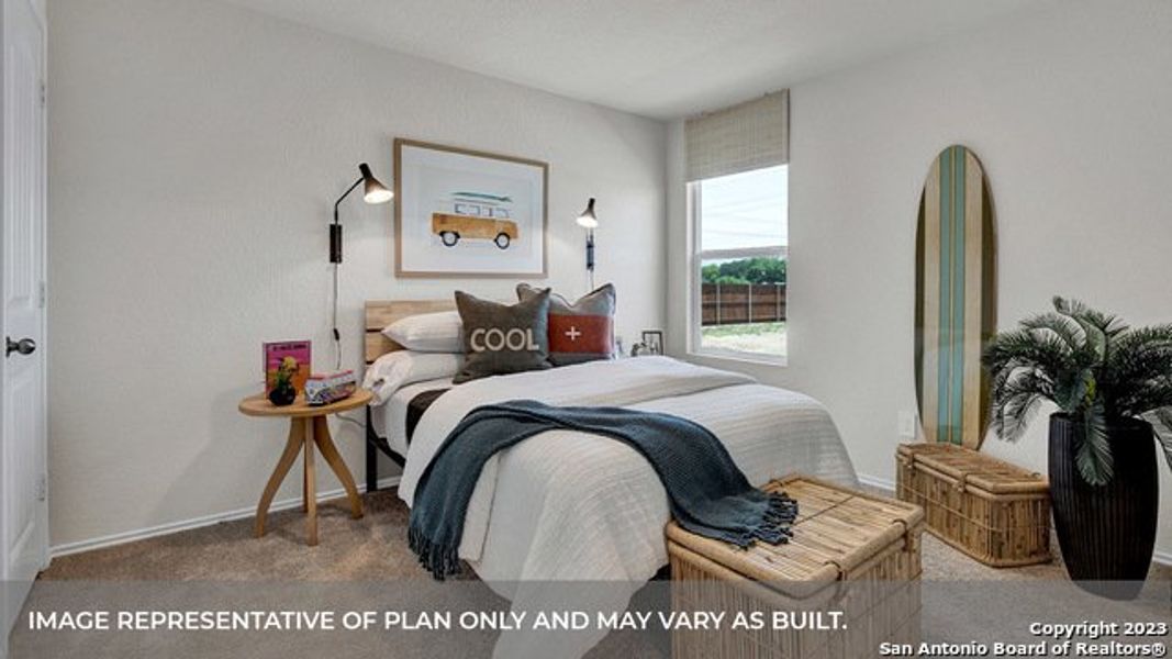 Furnished interior view inside a new home in Navarro Fields, Seguin (Image 14).