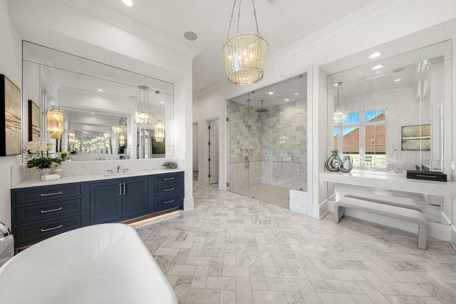 Furnished interior view inside a new home in , Milton (Image 67).