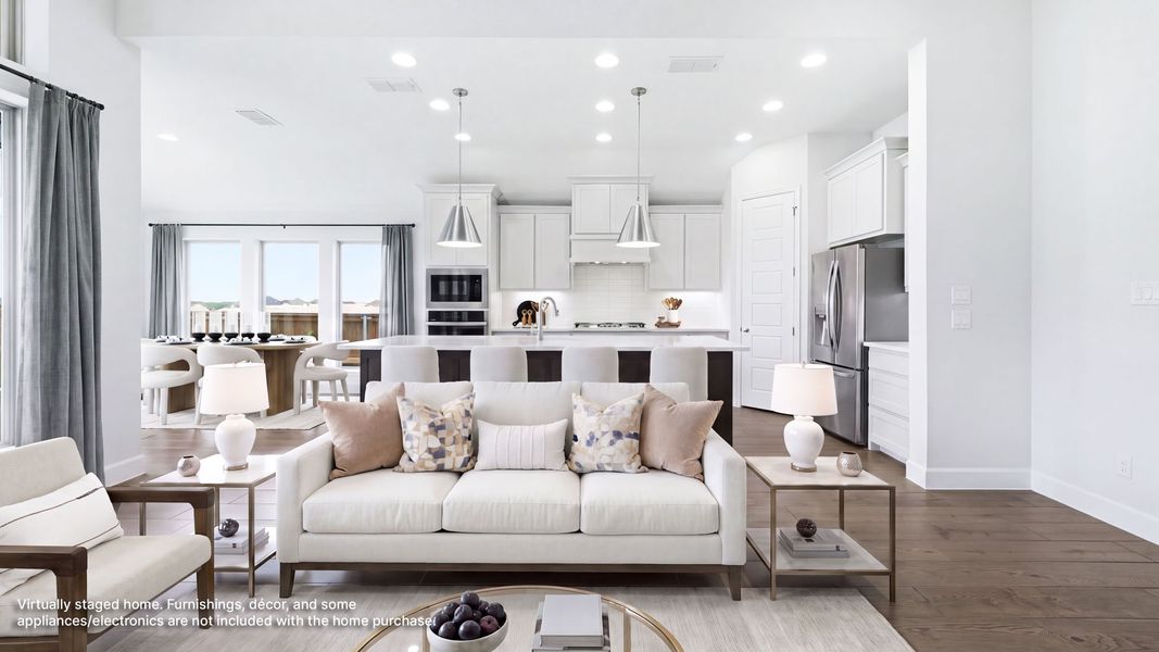 Furnished interior view inside a new home in Mustang Lakes, Celina (Image 8).