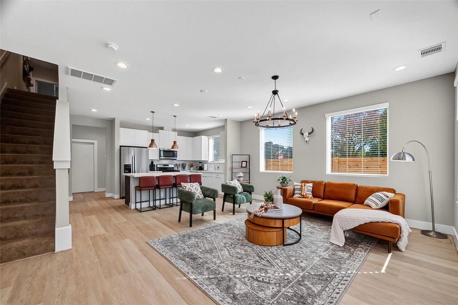 Furnished interior view inside a new home in Scranton Estates, Houston (Image 14).