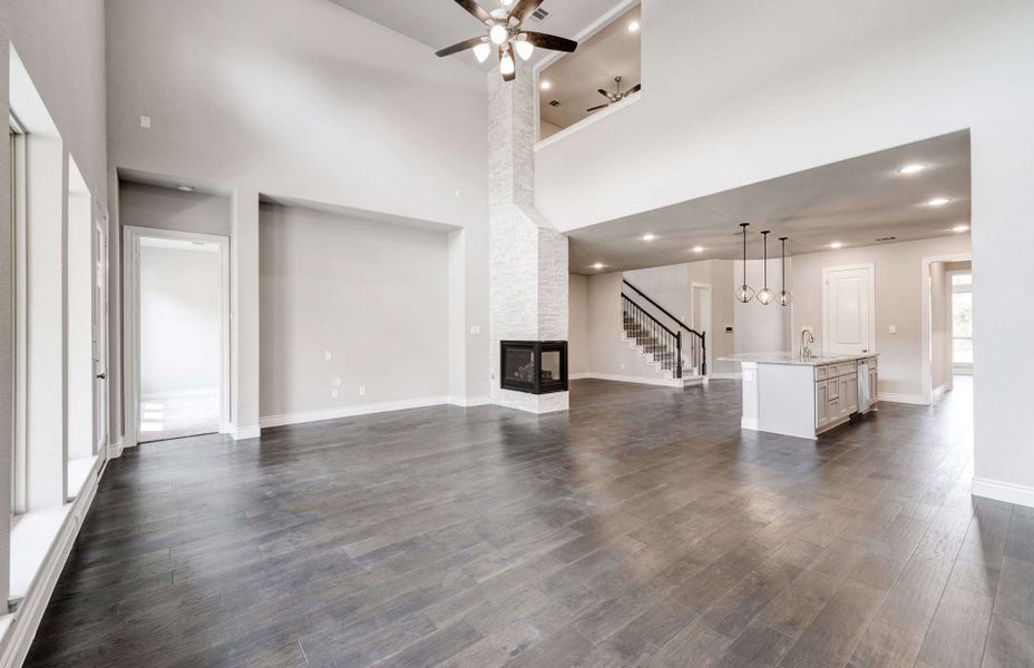 Representative unfurnished interior of a home built from the 2924 by Ravenna Homes in The Highlands 55′, Porter (Image 23). Representative unfurnished interior of a home built from the 2924 by Ravenna Homes in The Highlands 55′, Porter (Image 23).