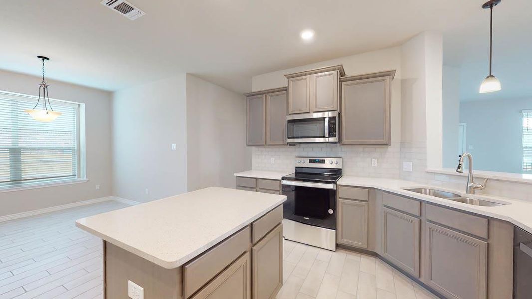 Furnished interior view inside a new home in Sterling Meadows, Salado (Image 14).