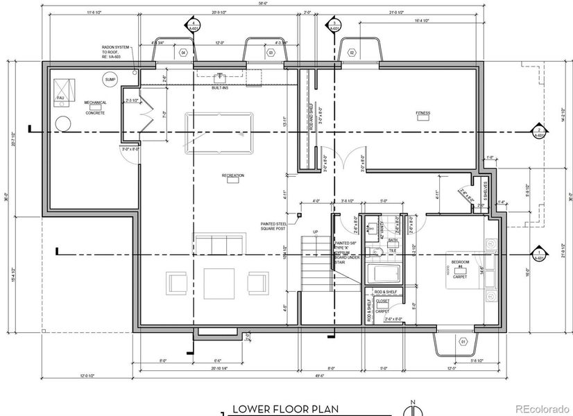 2D floor plan layout of this home in , Denver, CO (Image 7).