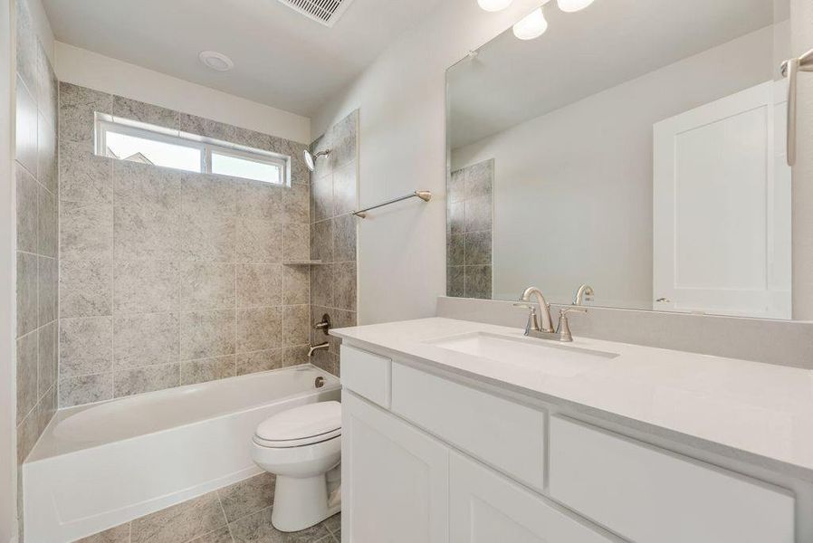 Furnished interior view inside a new home in Park Trails, Forney (Image 8).