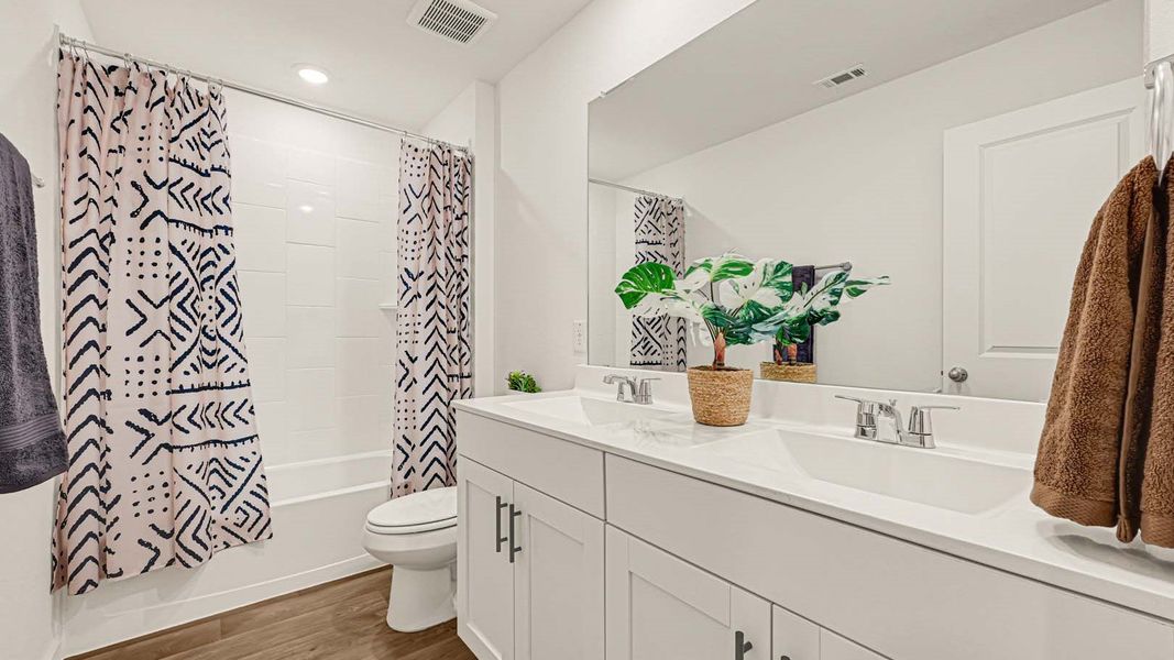 Furnished interior view inside a new home in Emberly, Beasley (Image 23).