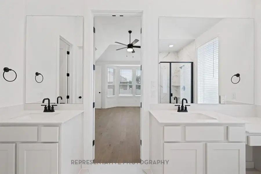 Furnished interior view inside a new home in Treeline, Justin (Image 6).