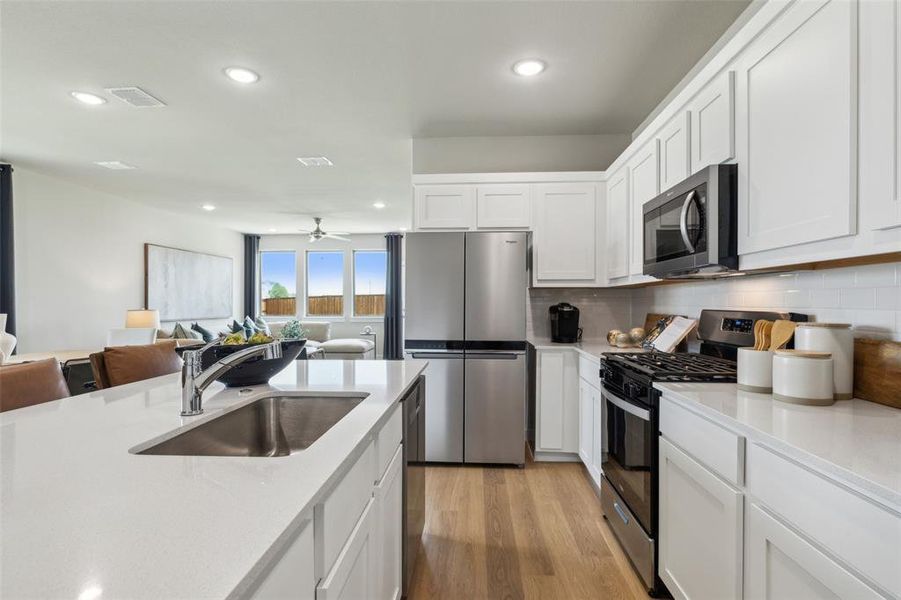 Furnished interior view inside a new home in Elevon, Lavon (Image 6). Furnished interior view inside a new home in Elevon, Lavon (Image 6).