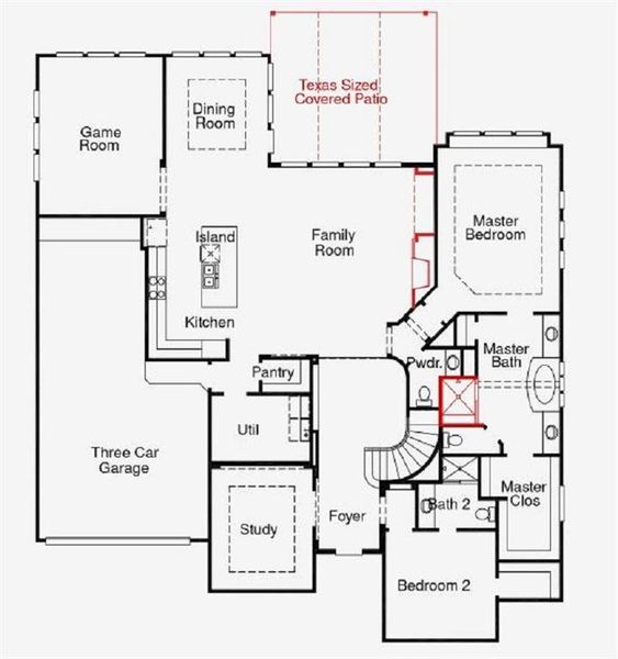 1st Floor Diagram