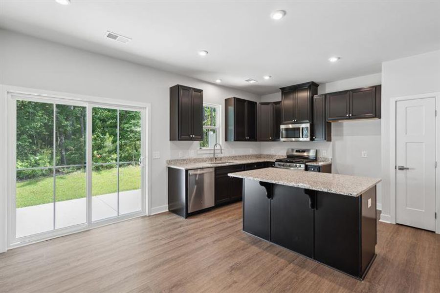 Furnished interior view inside a new home in Crescent Cove, Summerville (Image 3).