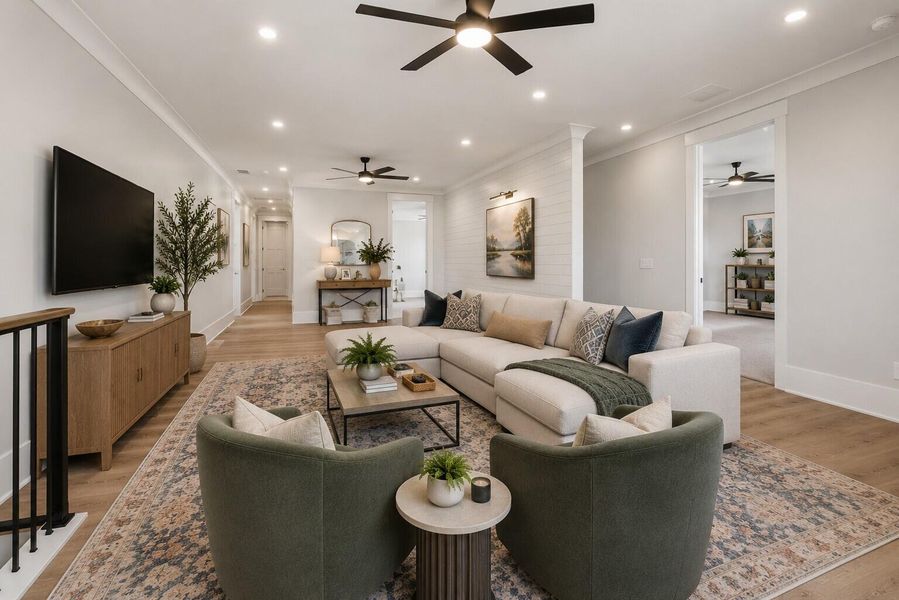 Furnished interior view inside a new home in , Moncks Corner (Image 40).