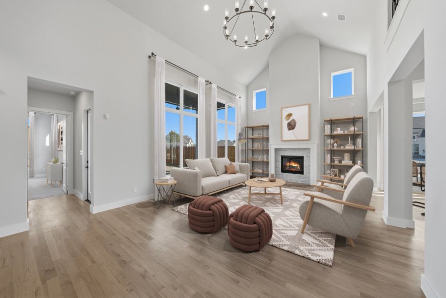 Furnished interior view inside a new home in Quail Hollow, Rockwall (Image 15).