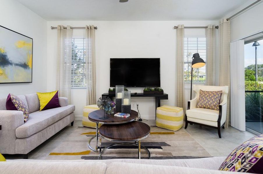 Furnished interior view inside a new home in Wellness Ridge, Clermont (Image 3).