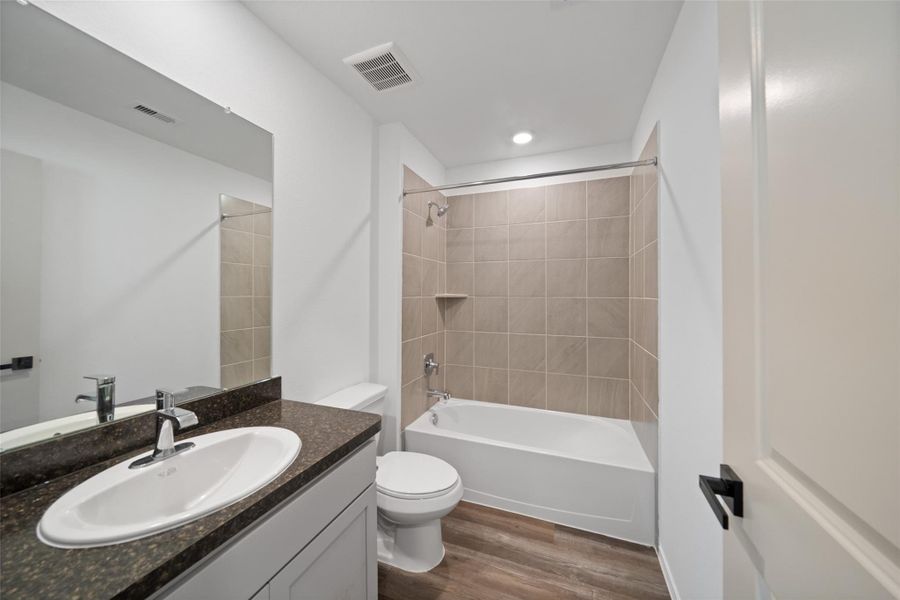 Second full Bathroom in between the two Bedrooms. Second full Bathroom in between the two Bedrooms.