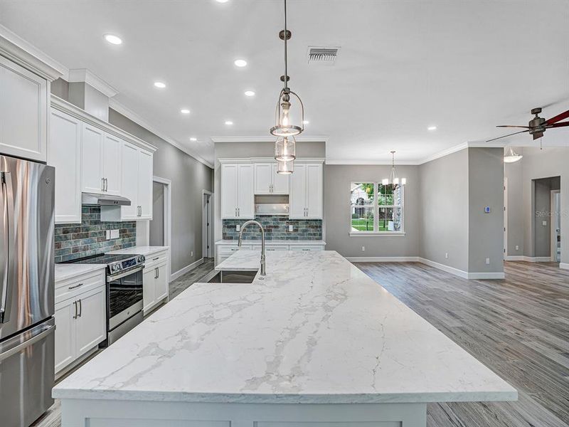 Furnished interior view inside a new home in , Safety Harbor (Image 9).