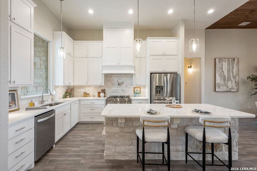 Furnished interior view inside a new home in , New Braunfels (Image 4).