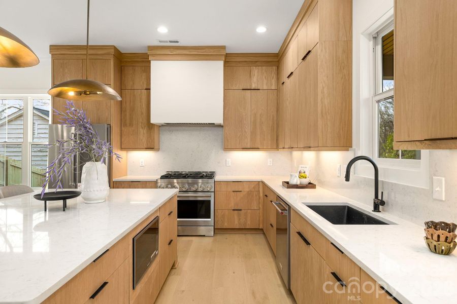 Furnished interior view inside a new home in , Charlotte (Image 16).