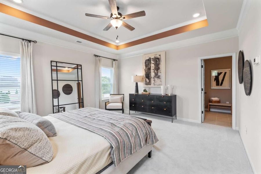 Furnished interior view inside a new home in Glendale Towns, Conyers (Image 24). Furnished interior view inside a new home in Glendale Towns, Conyers (Image 24).