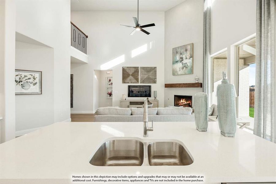 Furnished interior view inside a new home in Willow Wood, McKinney (Image 29).