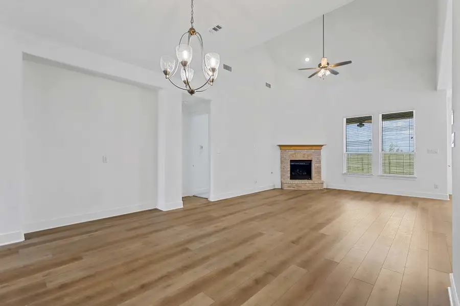 Representative Family Room - some options shown