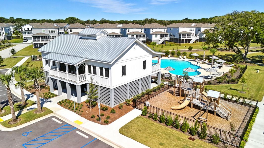 Front exterior of a new home in , Mount Pleasant, SC, highlighting curb appeal (Image 24).
