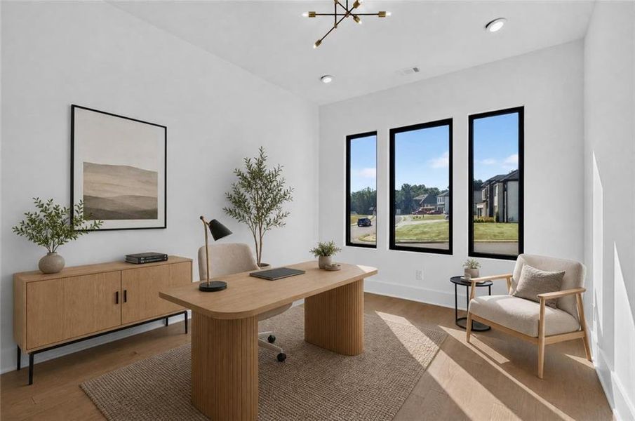 Furnished interior view inside a new home in , Auburn (Image 40). Furnished interior view inside a new home in , Auburn (Image 40).