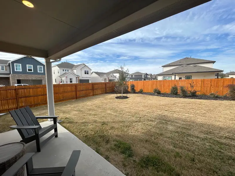 Covered Patio and Backyard Covered Patio and Backyard