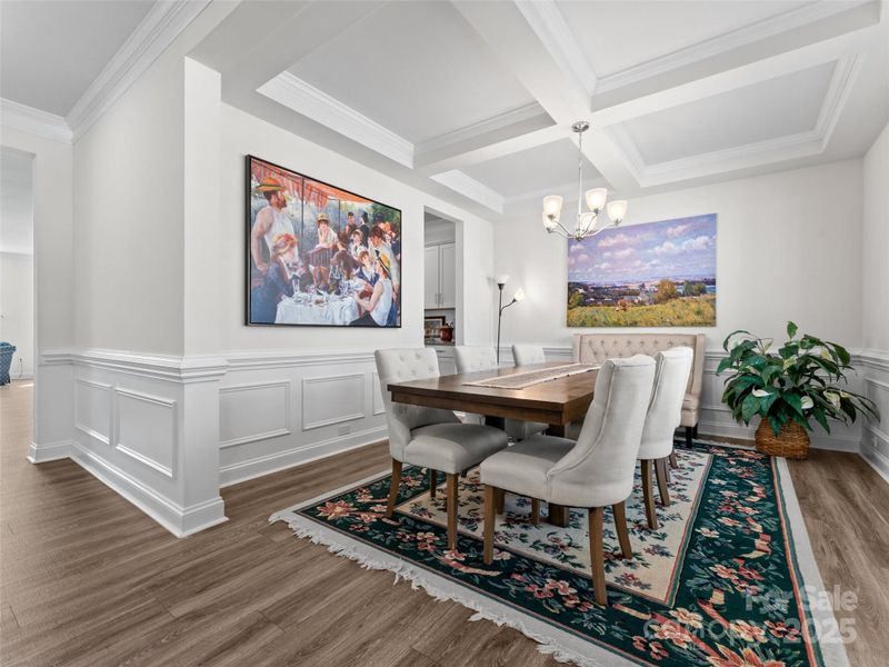 Furnished interior view inside a new home in , Hendersonville (Image 34).