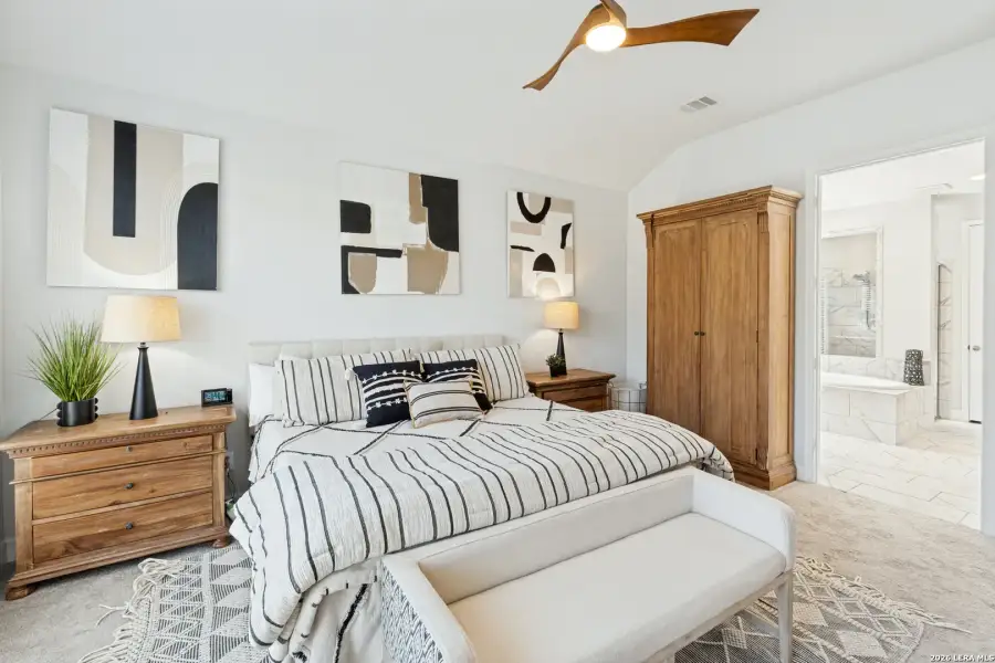Furnished interior view inside a new home in Veramendi, New Braunfels (Image 14).
