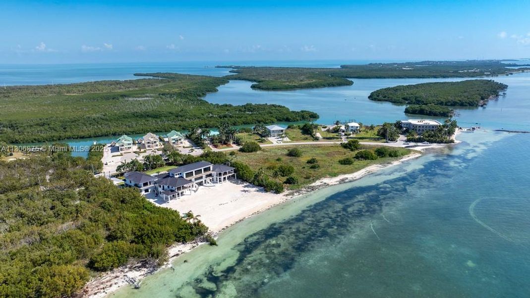 aerial from ocean front beach aerial from ocean front beach