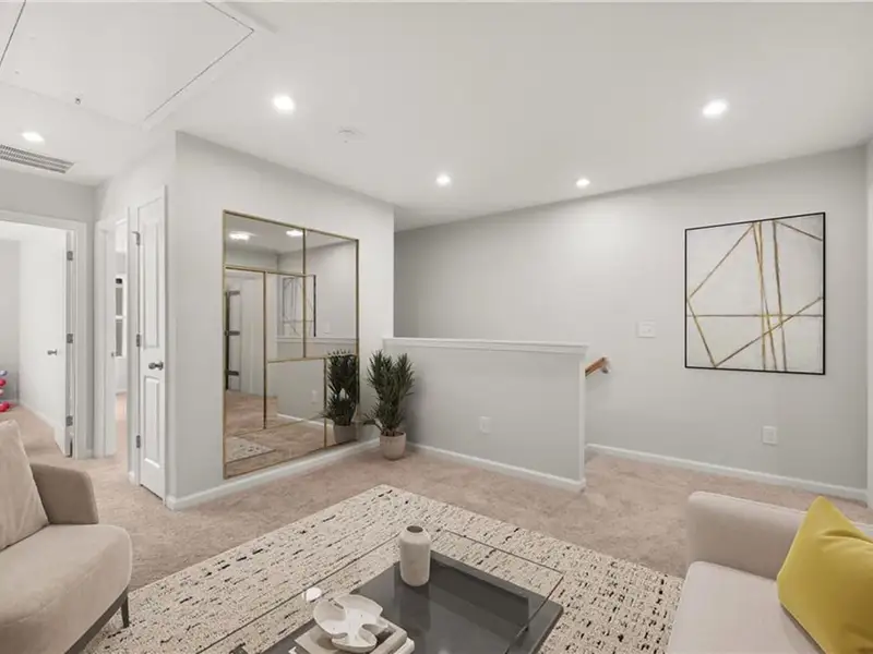 Furnished interior view inside a new home in Stegall Village, Emerson (Image 11). Furnished interior view inside a new home in Stegall Village, Emerson (Image 11).