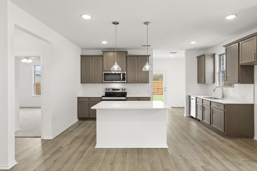 Representative furnished interior of a home built from the Kaufman Colony At Pinehurst by Brohn Homes in Colony at Pinehurst, Pinehurst (Image 4).