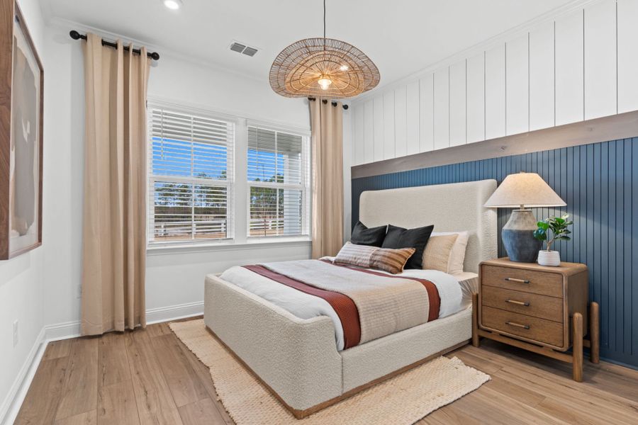 Representative furnished interior of a home built from the Bedrock by Pulte Homes in Southport Meadows, Southport (Image 19).