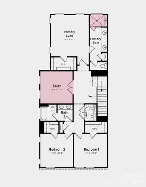 Additional Highlights Include: tile shower pan, surround, and ledge at primary bath, study in place of loft. Additional Highlights Include: tile shower pan, surround, and ledge at primary bath, study in place of loft.