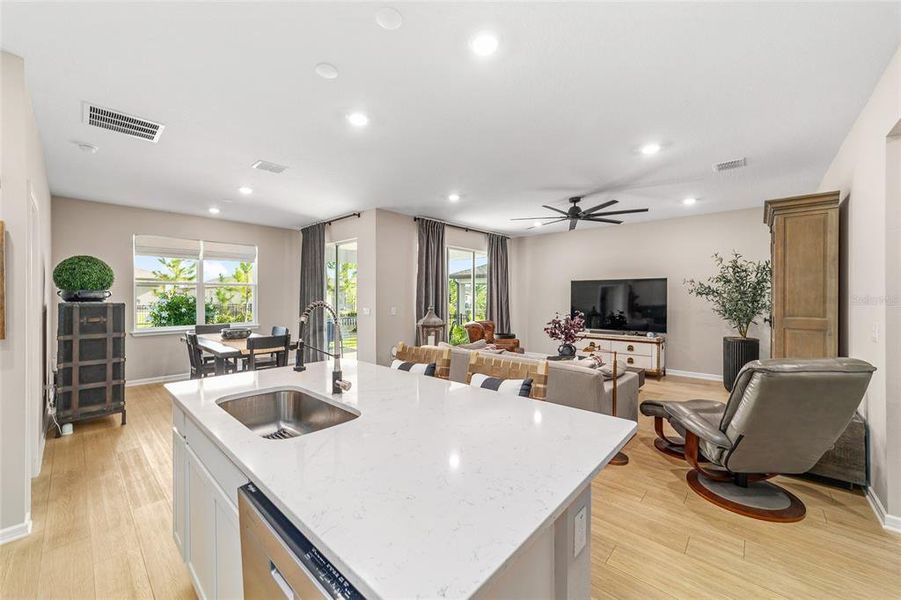 Furnished interior view inside a new home in Del Webb Stone Creek, Ocala (Image 39).