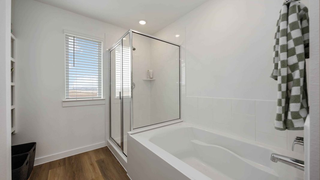 Furnished interior view inside a new home in Grand West, Houston (Image 9).