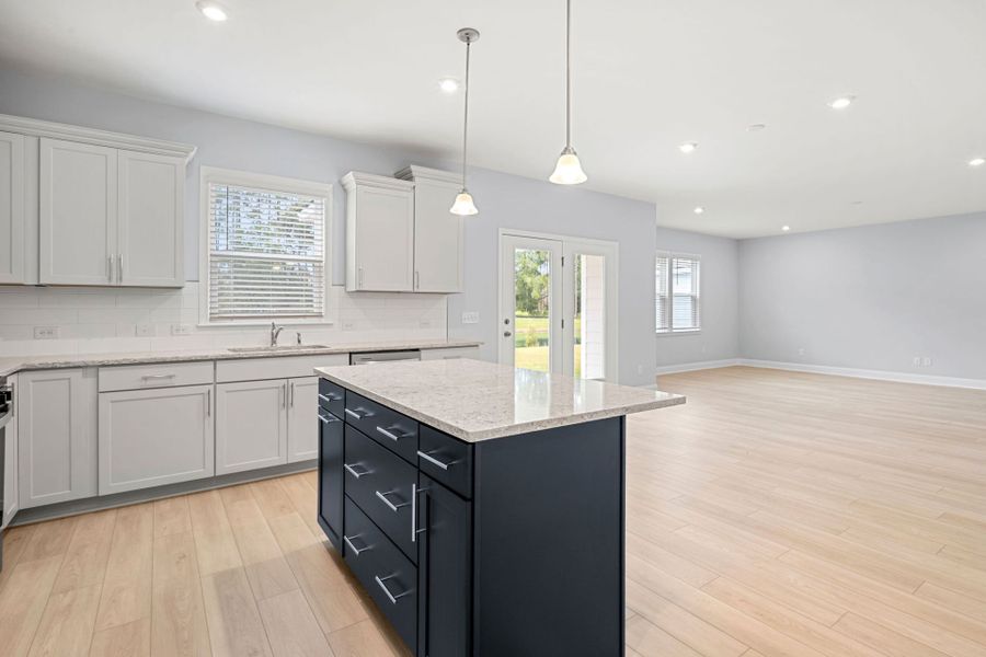 Furnished interior view inside a new home in Salem Bay, Beaufort (Image 6). Furnished interior view inside a new home in Salem Bay, Beaufort (Image 6).