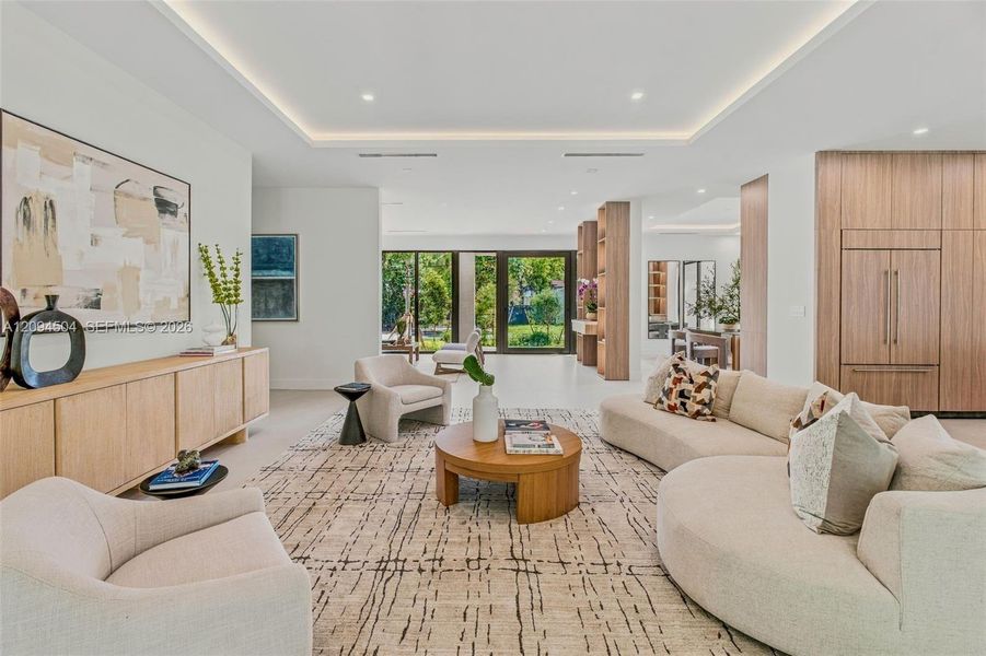Furnished interior view inside a new home in , South Miami (Image 10).