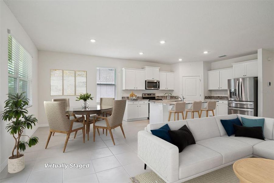 Furnished interior view inside a new home in , Ocala (Image 26).