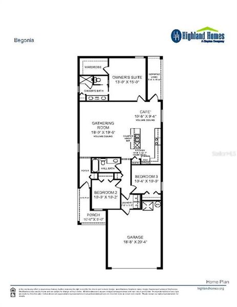 2D floor plan layout of this home in Touchstone, Lakeland, FL (Image 2). 2D floor plan layout of this home in Touchstone, Lakeland, FL (Image 2).